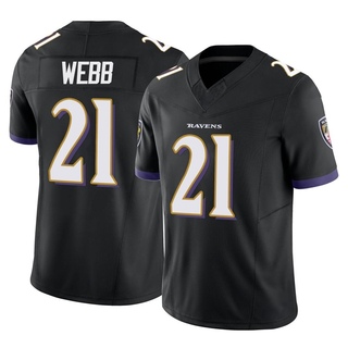 Limited Lardarius Webb Men's Baltimore Ravens Vapor F.U.S.E. Jersey - Black