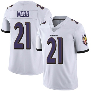 Limited Lardarius Webb Men's Baltimore Ravens Vapor Untouchable Jersey - White