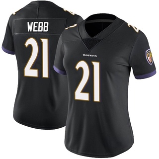 Limited Lardarius Webb Women's Baltimore Ravens Alternate Vapor Untouchable Jersey - Black