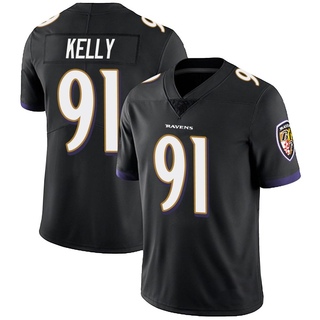 Limited Xavier Kelly Men's Baltimore Ravens Alternate Vapor Untouchable Jersey - Black