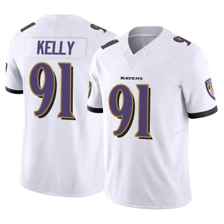 Limited Xavier Kelly Men's Baltimore Ravens Vapor F.U.S.E. Jersey - White