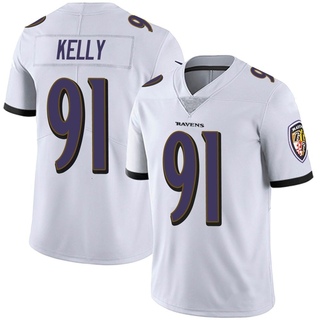 Limited Xavier Kelly Men's Baltimore Ravens Vapor Untouchable Jersey - White